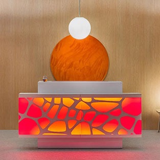 Designerskie lady recepcyjne - producent Organic