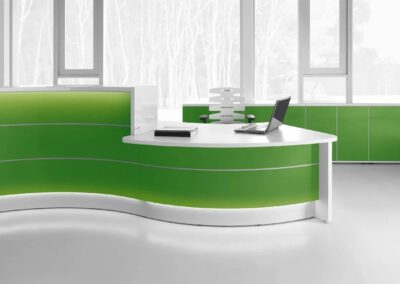 designerska lada recepcyjna valde